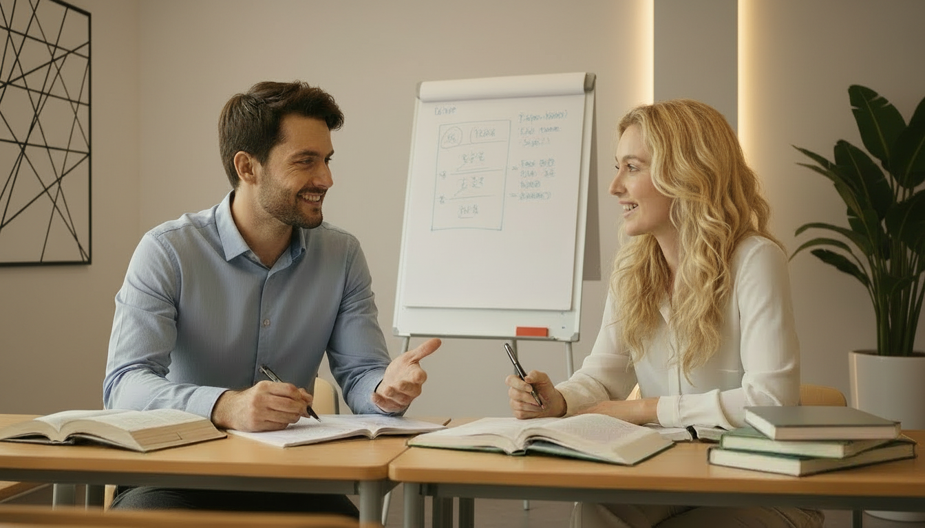 Sprachunterricht mit Anahi im Business-Umfeld